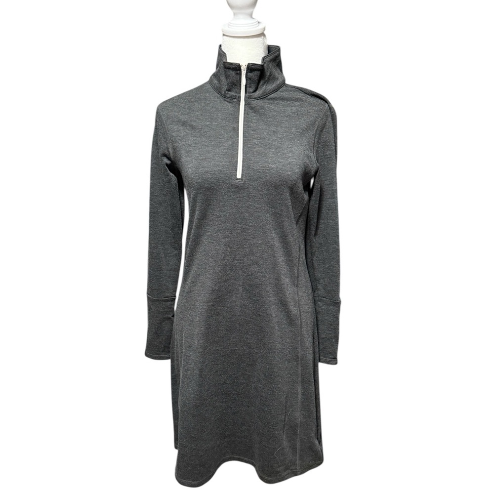 Eastern Mountain Sports Dark Gray Long Sleeve Dress-XS